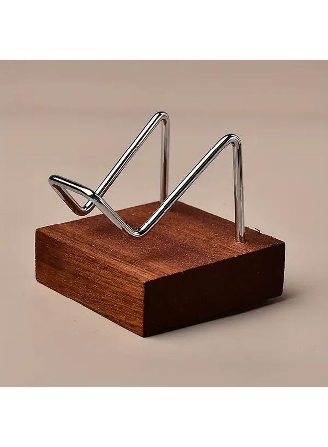 Golden Small 5cm Wooden Display Stand For Jewelry Crystals Stones Decor - Image 4